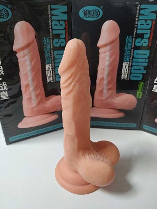 MARS Kıkırdaklı Dildo 17.5 cm