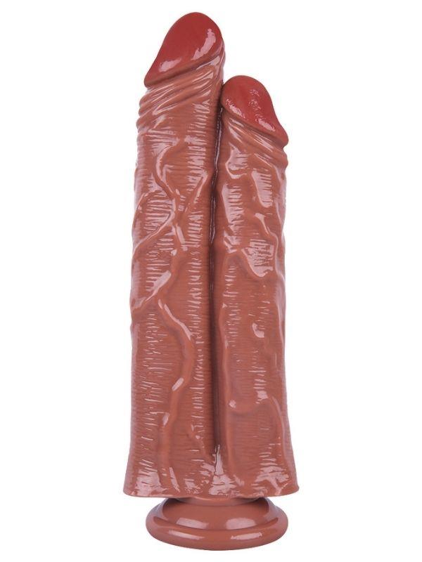 Noctis 26,5cm Kahverengi Çiftli Dildo No:111