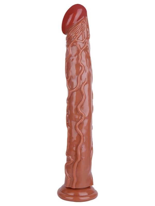 Noctis 34cm Kahverengi Realistik Kılıç Dildo No:164
