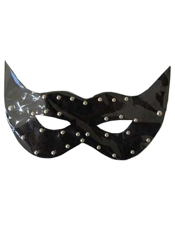 Siyah Deri Göz Maskesi