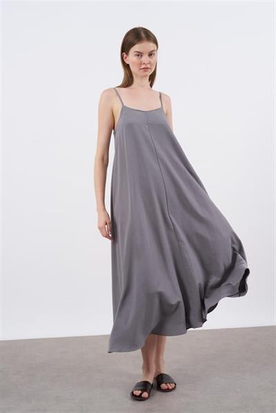 2975 ASKILI ELBİSE GRİ