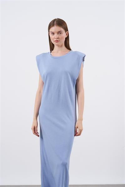 3148 PETEK ELBİSE İNDİGO