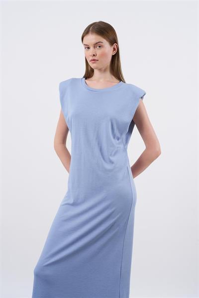 3148 PETEK ELBİSE İNDİGO