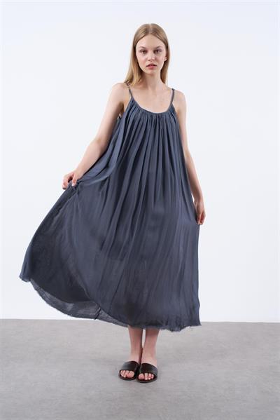 3173 ASKILI ELBİSE ANTRASİT