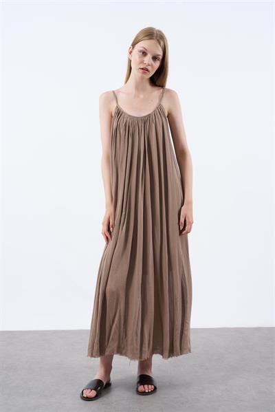 3173 ASKILI ELBİSE VİZON