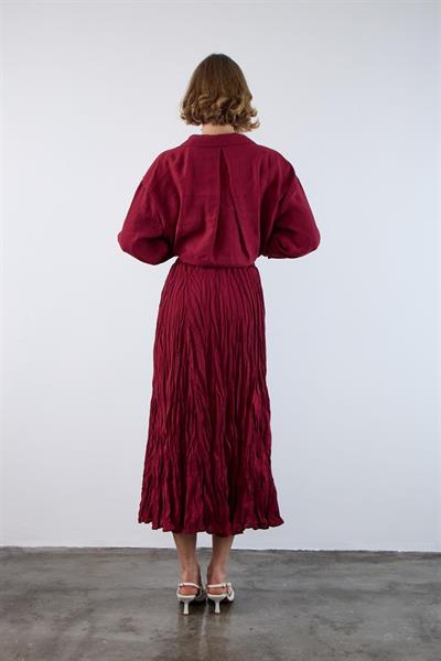 3207 KIRIŞIK ETEK BORDO