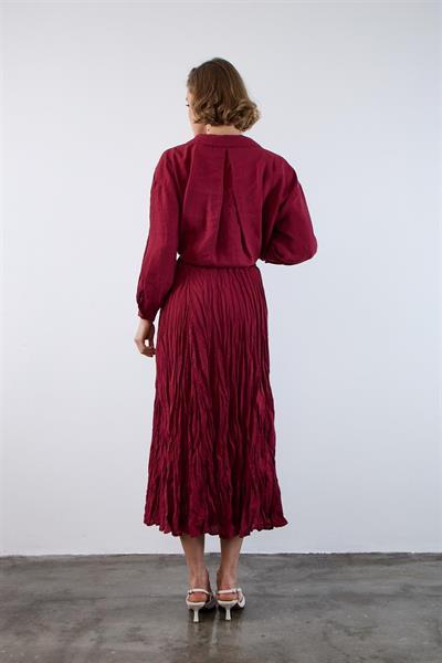 3207 KIRIŞIK ETEK BORDO