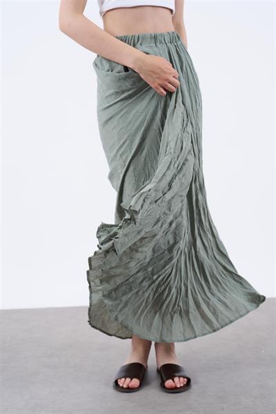 3207 KIRIŞIK ETEK ÇAĞLA YEŞİL