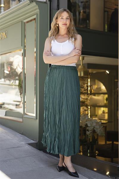 3207 KIRIŞIK ETEK ZÜMRÜT