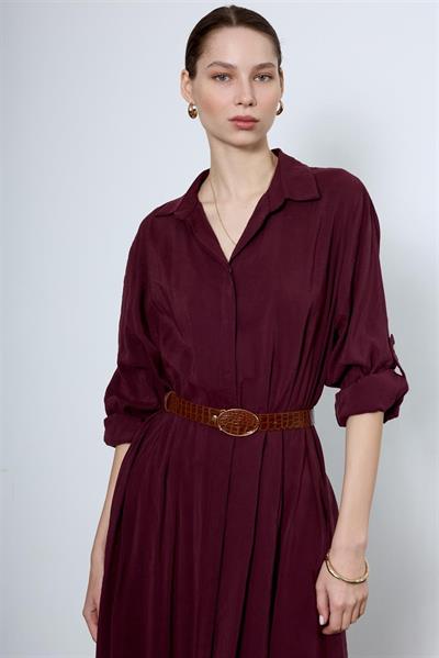 3270 GÖMLEK ELBİSE MÜRDÜM