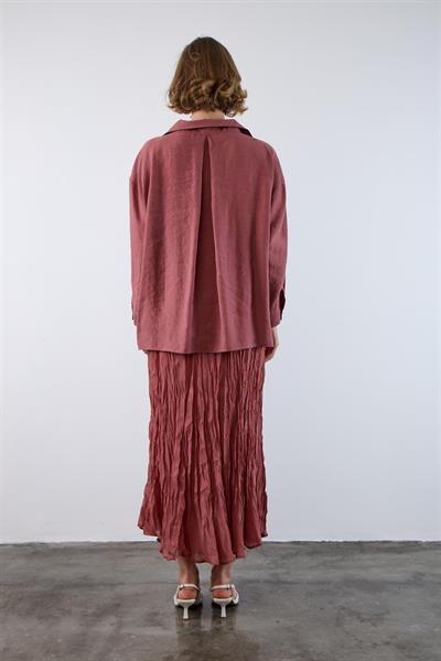 4612 DÜŞÜK OMUZLU OVERSİZE GÖMLEK TARÇIN