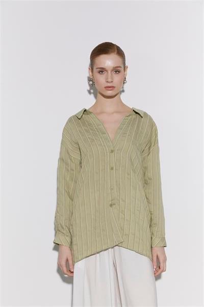 4758 OVERSIZE GÖMLEK(4612) HAKİ