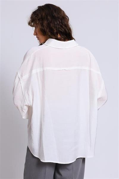 4910 OVERSIZE GÖMLEK BEYAZ