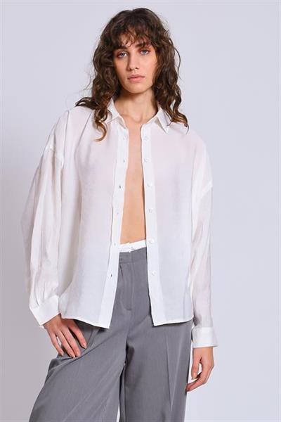 4910 OVERSIZE GÖMLEK BEYAZ