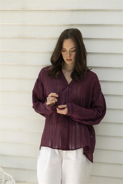 4914 TRANSPARAN GÖMLEK MÜRDÜM