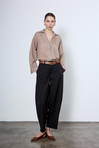 4914 TRANSPARAN GÖMLEK VİZON