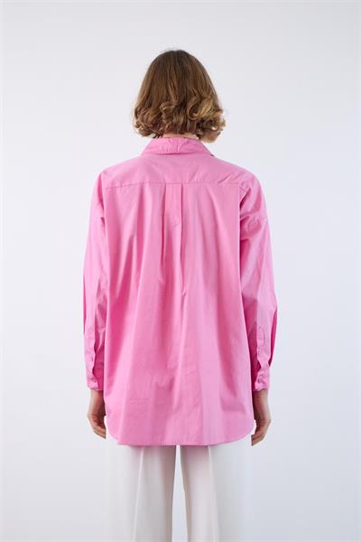 4943 POPLİN GÖMLEK PEMBE