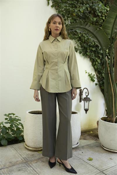 4965 PİLİLİ GÖMLEK AÇIK HAKİ