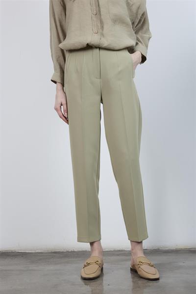 50109 PENSLİ HAVUÇ PANTOLON AÇIK HAKİ