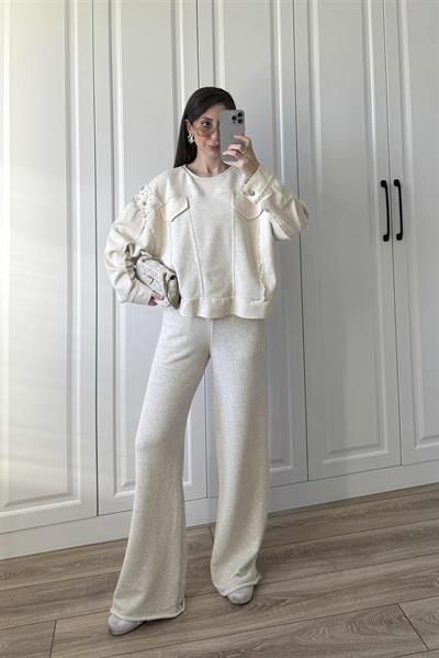 50679 ZARA SWEAT PANTOLON TAKIM TAŞ