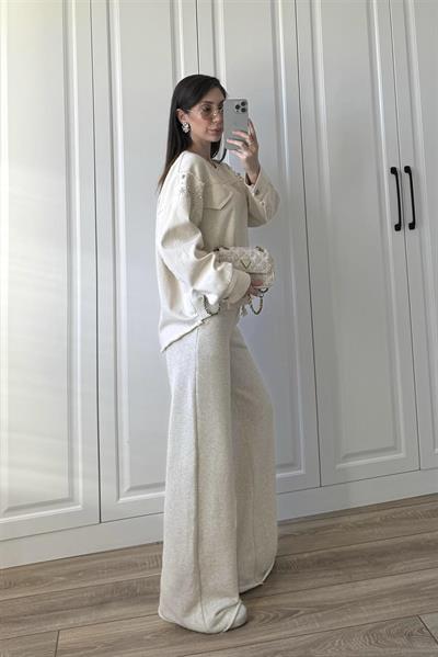 50679 ZARA SWEAT PANTOLON TAKIM TAŞ