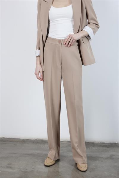 50714 PALAZZO PAÇA PANTOLON AÇIK KAHVE