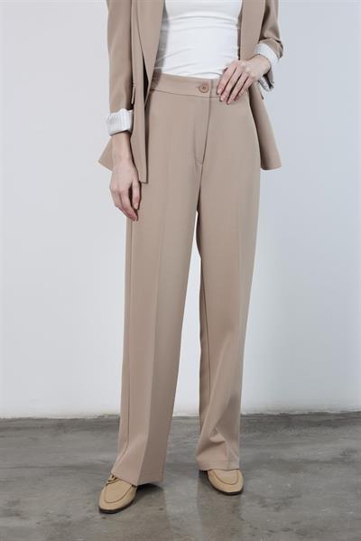 50714 PALAZZO PAÇA PANTOLON AÇIK KAHVE