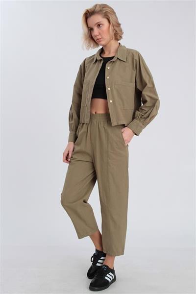 50757 GÖMLEK PANTOLON TAKIM HAKİ