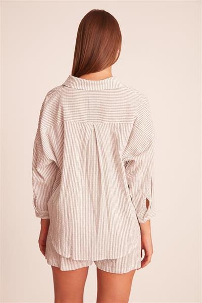 50885 KEMERLİ ŞORTLU TAKIM KAHVE