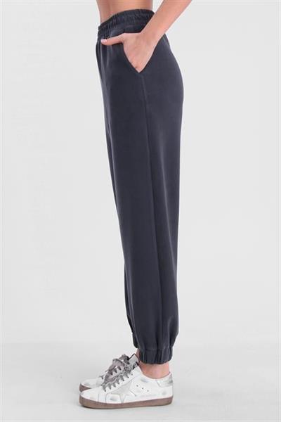 50917 LASTİKLİ PANTOLON FÜME