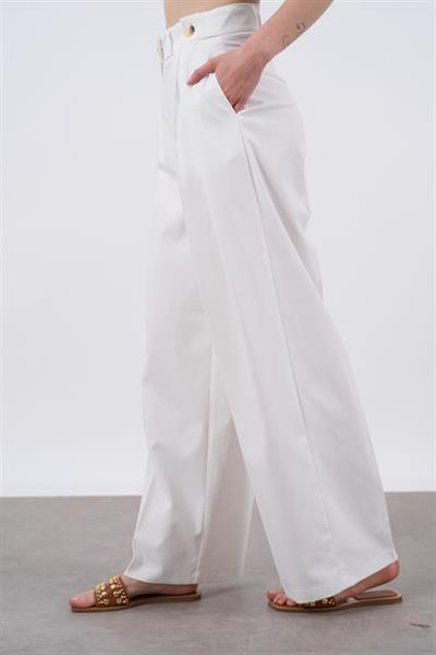 50920 POLİVİSKON PANTOLON BEYAZ