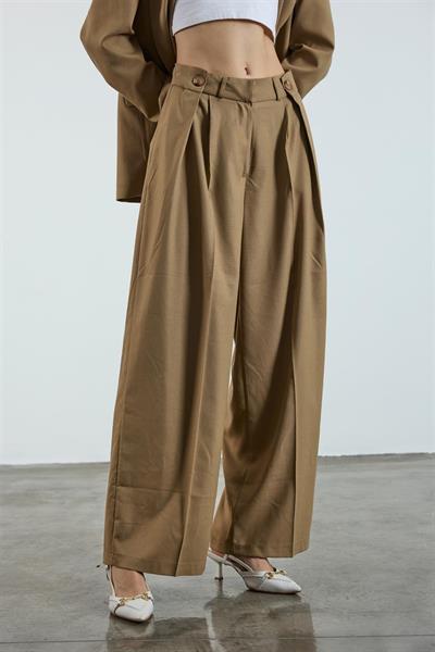 50920 POLİVİSKON PANTOLON KARAMEL