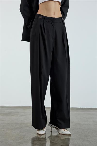 50920 POLİVİSKON PANTOLON SİYAH