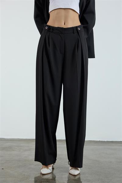 50920 POLİVİSKON PANTOLON SİYAH