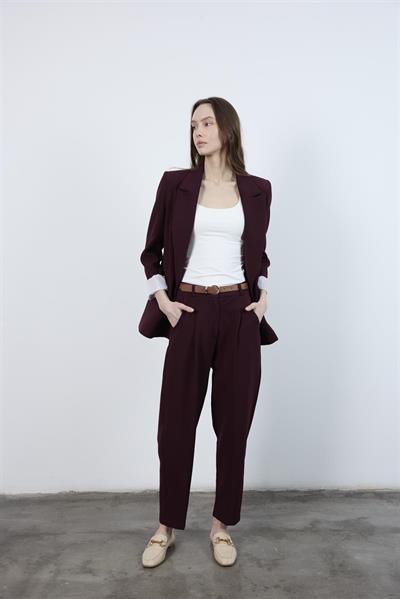 50938 KEMERLİ PANTOLON MÜRDÜM