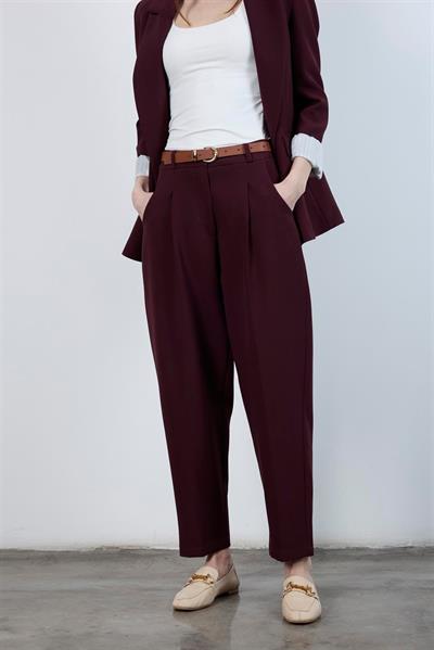 50938 KEMERLİ PANTOLON MÜRDÜM