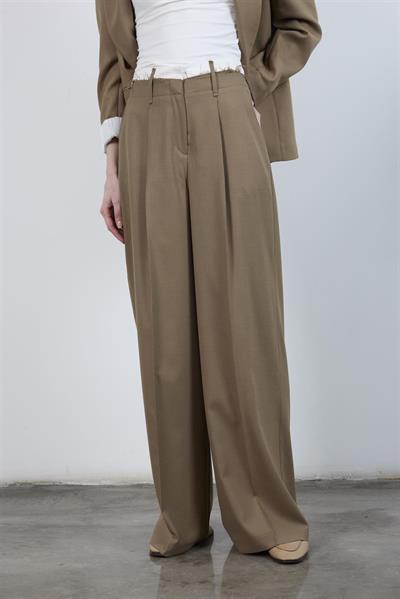 50949 POLİVİSKON PANTOLON KARAMEL