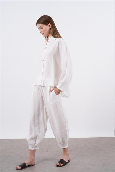 50957 GÖMLEK PANTOLON TAKIM BEYAZ