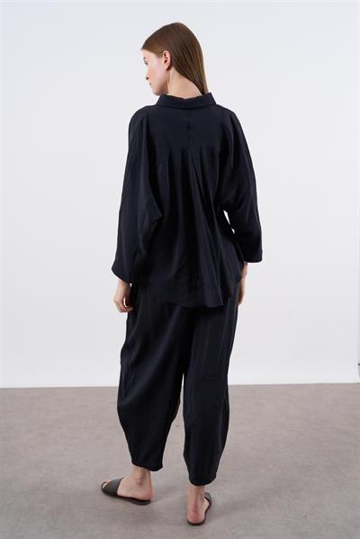 50957 GÖMLEK PANTOLON TAKIM SİYAH