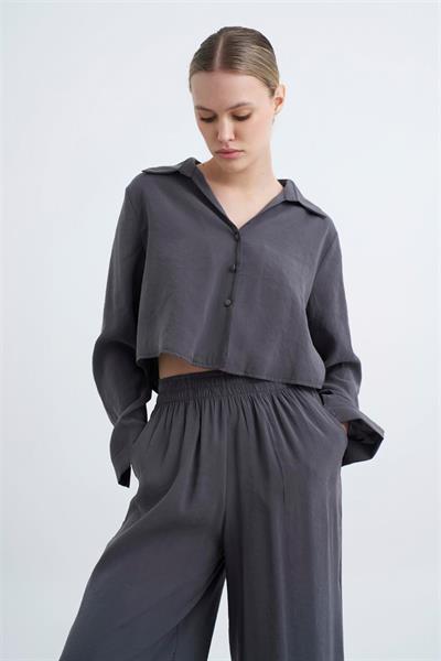 50960 GÖMLEK PANTOLON TAKIM ANTRASİT