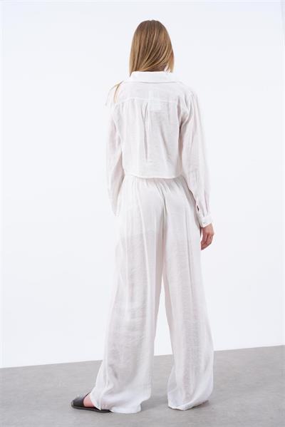 50960 GÖMLEK PANTOLON TAKIM BEYAZ