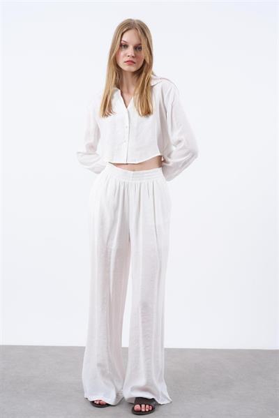50960 GÖMLEK PANTOLON TAKIM BEYAZ