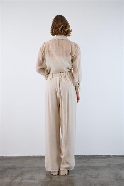 50962 LASTİKLİ PANTOLON TAŞ