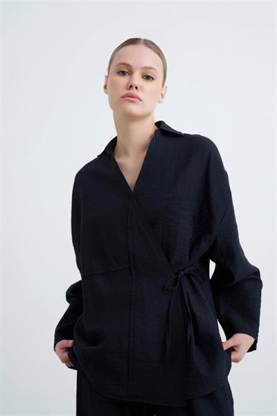 50970 BLUZ PANTOLON TAKIM SİYAH