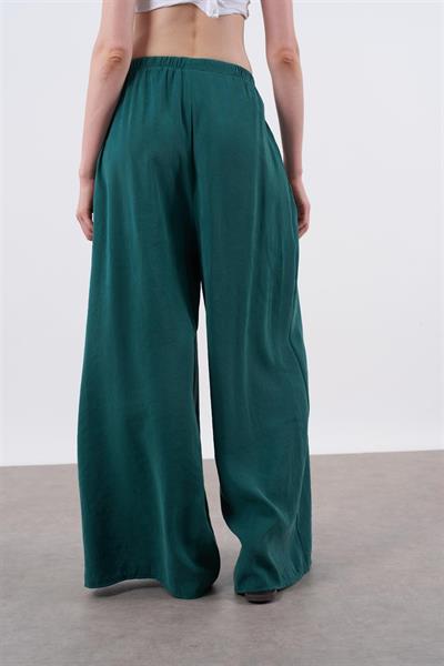 50979 LASTİKLİ PANTOLON ZÜMRÜT