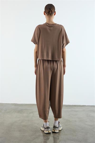 50986 TİŞÖRT PANTOLON TAKIM KAHVE