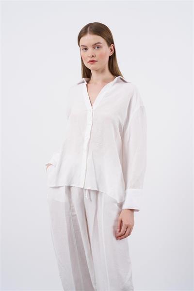 50987 GÖMLEK PANTOLON TAKIM BEYAZ