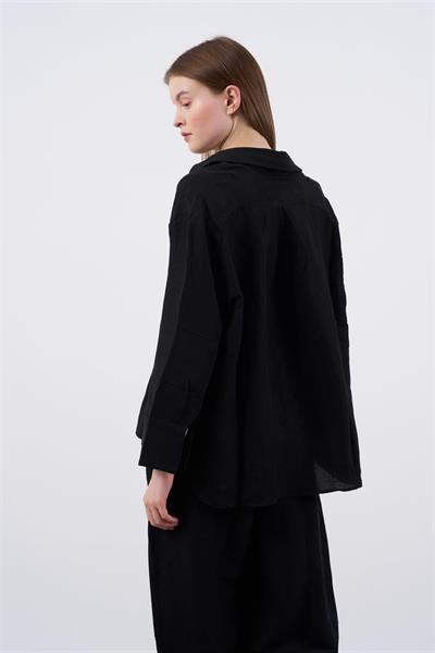 50987 GÖMLEK PANTOLON TAKIM SİYAH