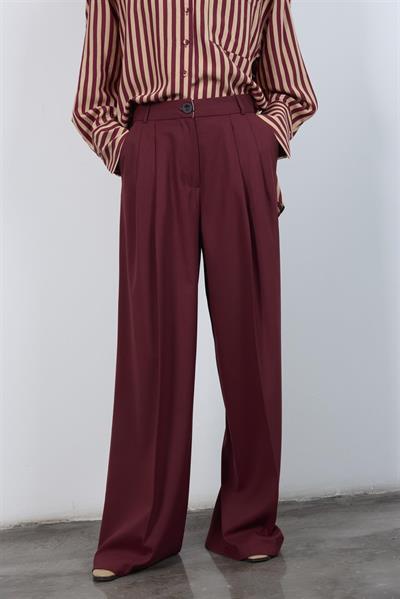 50997 POLİVİSKON PANTOLON BORDO