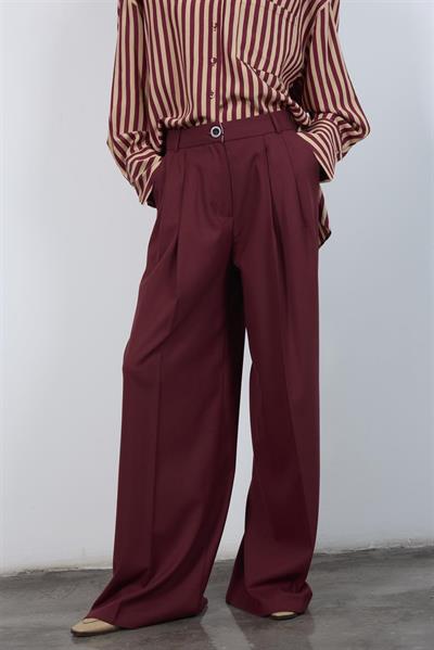 50997 POLİVİSKON PANTOLON BORDO